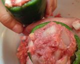 ピーマンの肉詰めスープ♪作り方5写真