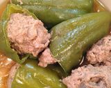ピーマンの肉詰めスープ♪作り方9写真