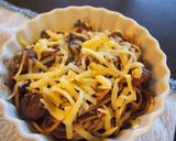 リメイク料理＊スパゲッティグラタン作り方1写真