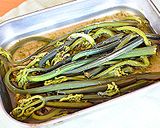 ワラビと納豆の太巻き作り方1写真
