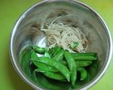 スナップえんどうの胡麻和え作り方4写真
