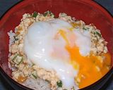 温泉卵のせ豆腐丼(生姜とごま油風味)作り方5写真