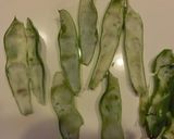 エコ☆ソラマメ（さや）スープ☆安価♪節約作り方1写真