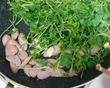豆苗と卵のウェイパー炒め作り方5写真