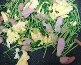 豆苗と卵のウェイパー炒め作り方6写真