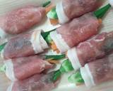 梅干しで旨～い！オクラと人参の肉巻き☆作り方3写真
