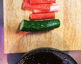 ♡簡単♡もずく酢にきゅうりとカニカマ♡作り方1写真