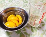黄桃缶ミルクゼリー♪お弁当デザート作り方2写真