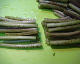 わさびの茎の麺つゆ漬け・花わさびでもOK作り方2写真