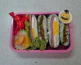 おにぎらず弁当3 焼きそば入り作り方5写真