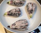 ☆香ばしジューシー！ナスの挟みハンバーグ作り方7写真