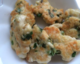 とり肉と葱と生姜の天ぷら（かき揚げ）作り方6写真