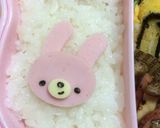 幼稚園 お弁当♡うさぎ 簡単作り方3写真