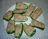 鶏ひき肉でピーマンの肉詰め作り方3写真