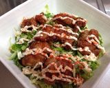 鶏マヨ丼♪作り方3写真
