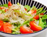 ダイエット夕食✿トマトと酢玉ねぎのサラダ作り方5写真