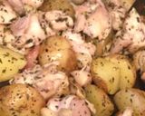 鶏もも肉とじゃがいものバジル炒め♪作り方5写真