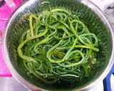 茎ワカメの煮物作り方1写真