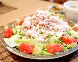豚しゃぶサラダ☆トマトソース作り方5写真