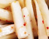 お酒のつまみ 大根のナンプラー水キムチ作り方3写真