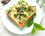 枝豆×クリチの塩昆布マシュポテトースト作り方6写真