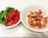 豚コマとピーマンの焼肉炒め作り方1写真
