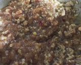 三色丼！そぼろ丼！ピリ辛味噌そぼろ作り方3写真