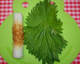 納豆ちく天ぷら♡大葉包み揚げ〜♪作り方1写真