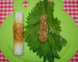 納豆ちく天ぷら♡大葉包み揚げ〜♪作り方3写真