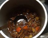 ぷりぷり牛スジのデミ煮丼作り方11写真