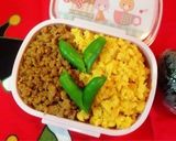 お弁当に♪＊スナップエンドウでハート？＊作り方5写真