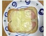 かんたんハムチーズトースト作り方13写真