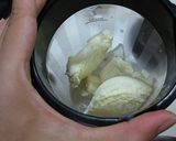 カフェフラッペ バニラチョコバナナ作り方1写真