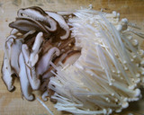 簡単　副菜！切り昆布とえのき　椎茸の煮物作り方1写真