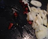 ベーコンと野菜の我流アヒージョ作り方1写真