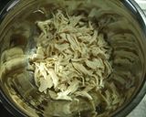 *ササミの梅こぶ茶和え*作り方2写真