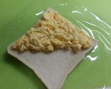 ぱったんサンド　１枚のパンで畳むだけ♫作り方1写真