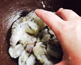 食べるラー油で海老のチリソース作り方1写真