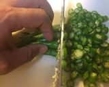 青唐辛子のにんにく胡麻油 醤油漬け作り方1写真