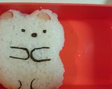 簡単キャラ弁☆すみっコぐらしのしろくま★作り方4写真