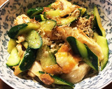 冷ｯ！さっぱり！むね肉の梅おかか和え作り方11写真