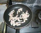 茹ですぎ野菜で大葉にんにく醤油のパスタ作り方2写真