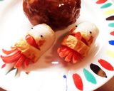 簡単 キャラ弁 おかず ちくわタコ星人②作り方15写真