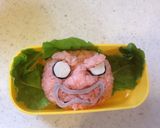 妖怪ウォッチ☆赤鬼のキャラ弁(≧∇≦)作り方4写真