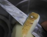 茹でたじゃがいもにカニカマあんかけ　作り方2写真