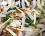 BBQの残り野菜をまとめてチャプチェに作り方3写真
