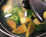 紹興酒香る茄子とブロッコリーの甘酢炒め作り方3写真