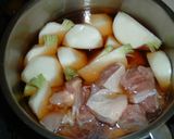 かぶと鶏肉の柚子味噌あんかけ作り方2写真
