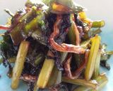 かぶの葉の胡麻油炒め(2種類)作り方6写真