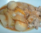 かぶと鶏肉の柚子味噌あんかけ作り方4写真
